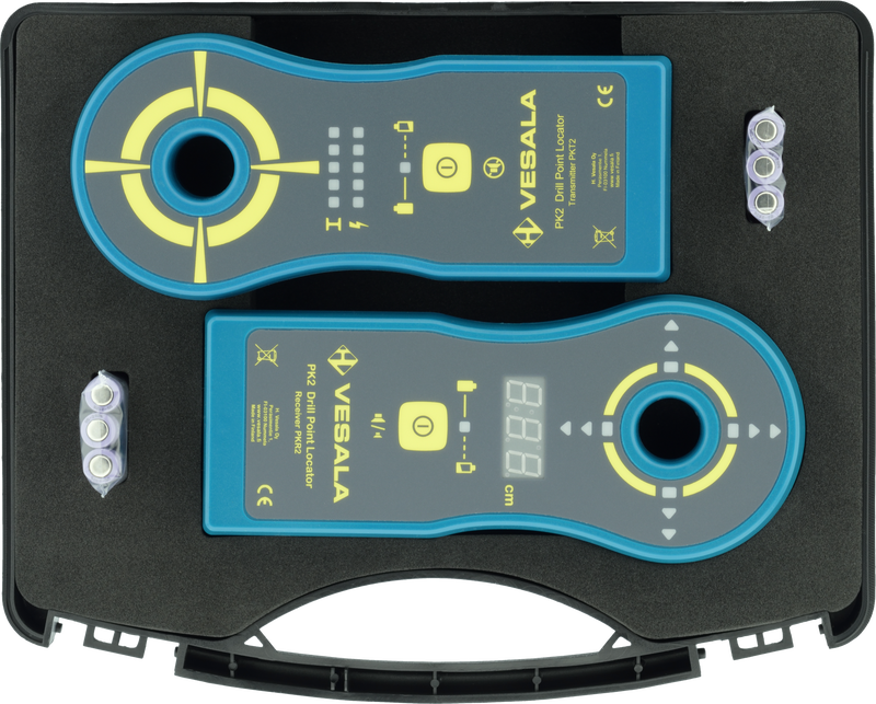 PK2 Porauskohdistin kantolaukussa